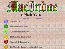 Tablet Screenshot of macindoe.org